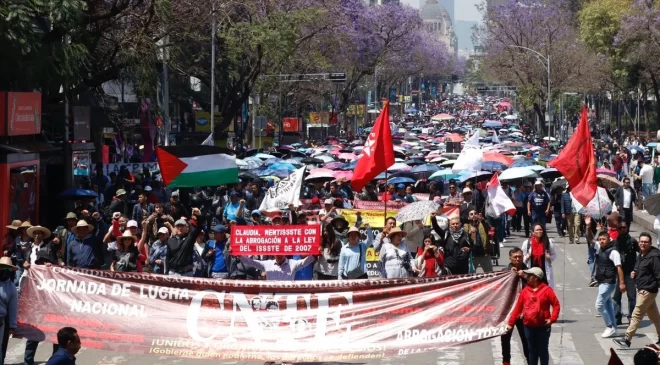 CNTE continúa con bloqueos en CDMX