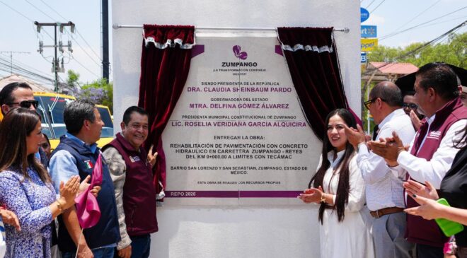 Lidera Zumpango en Inversión en Obra Pública en la Región Noroeste del Estado de México