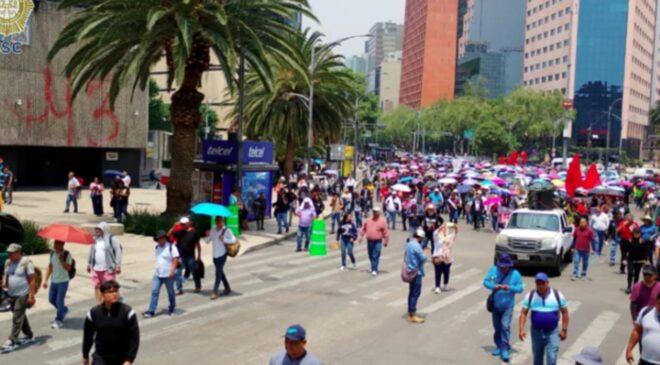 Segob y SEP reiteran llamado al diálogo a la CNTE tras marcha en la CDMX