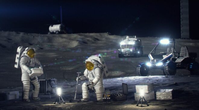 NASA y Blue Origin iniciarán construcción de base en la Luna