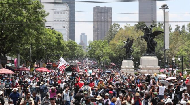 SSC CDMX abre investigaciones tras enfrentamientos durante marcha de la CNTE