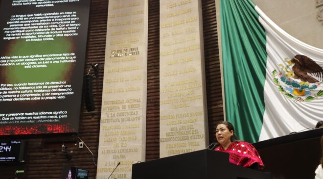 Hablante de tzeltal asegura ante diputadas y diputados que hoy las lenguas están vivas e incluso han cruzado fronteras